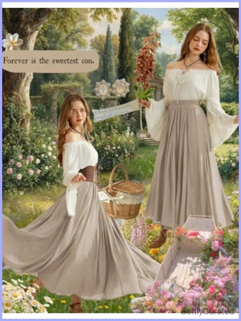 N/A maxi skirts